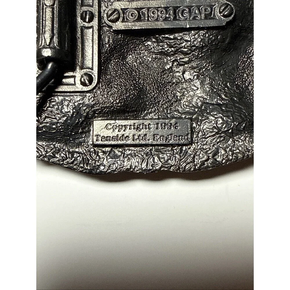 DON'T LET EUROPE RULE BRITANNIA METAL BELT BUCKLE TANSIDE LTD DRAGON COLLECTION
